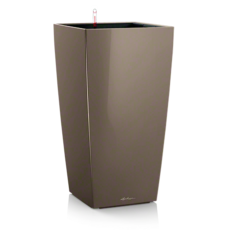 office plants lechuza cubico taupe